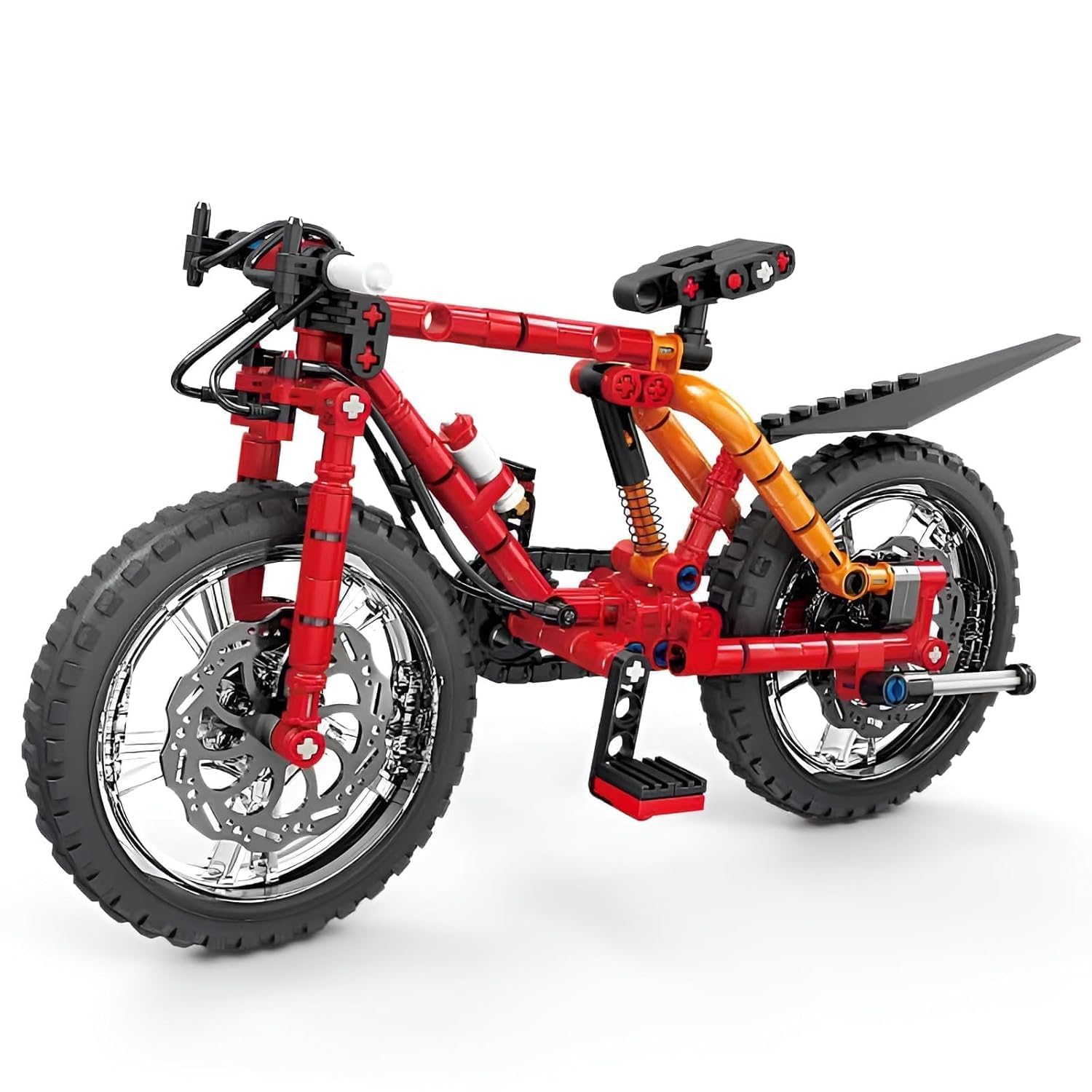 Bike Building Blocks Set for Kids 8+ Years 212 Pieces Toy, Model Kit Creative Assembly Motorcycle Building Block Set STEM Style DIY Toy for Boys and Girls Gift Playset-picture-23