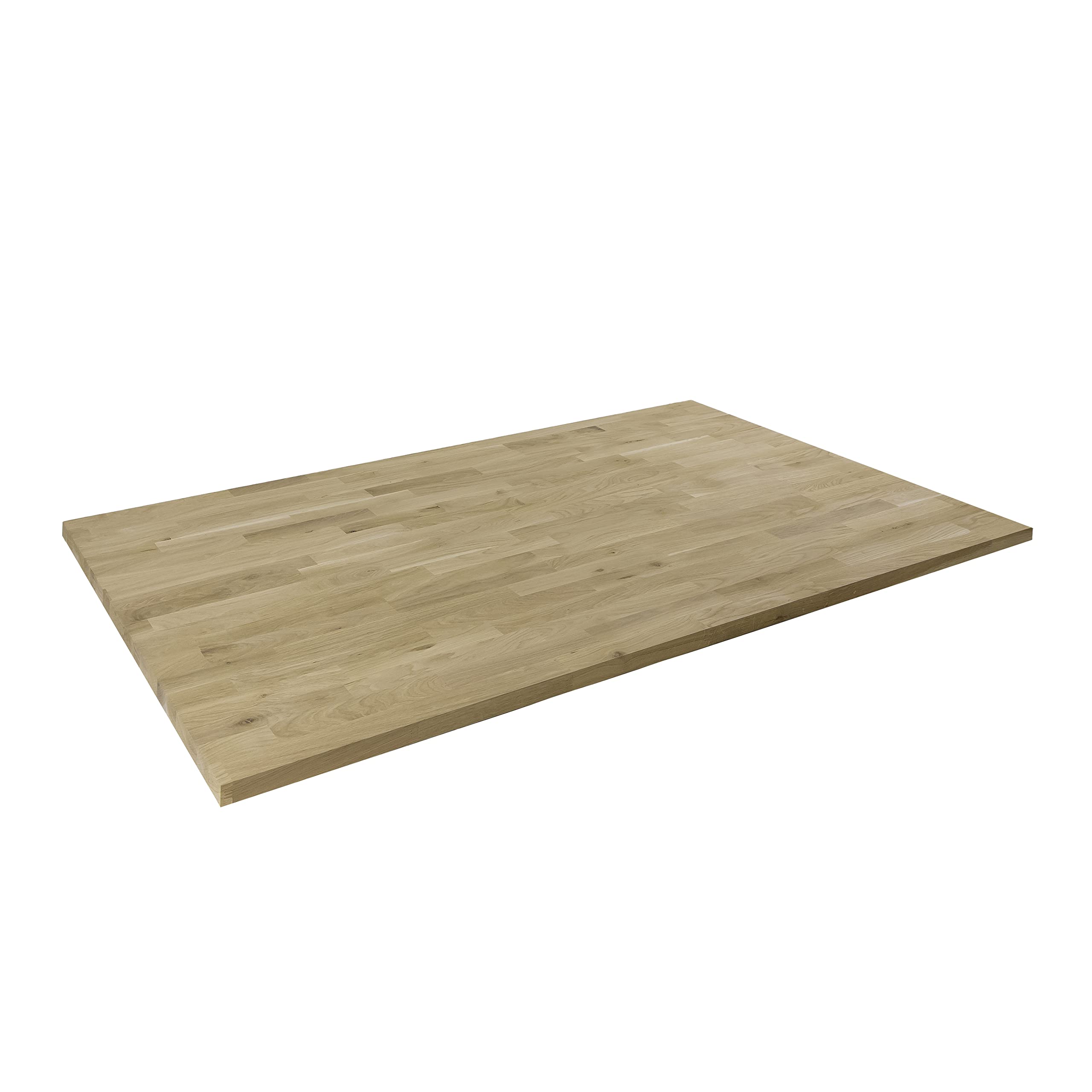 domli Solid Wood Oak Office Desk Top | 1500mm x 500mm x 27mm | Premium European Wooden Rectangular Tabletop | Timber Worksurface Large Tabletop Worktop Desktop Countertop โ image 1