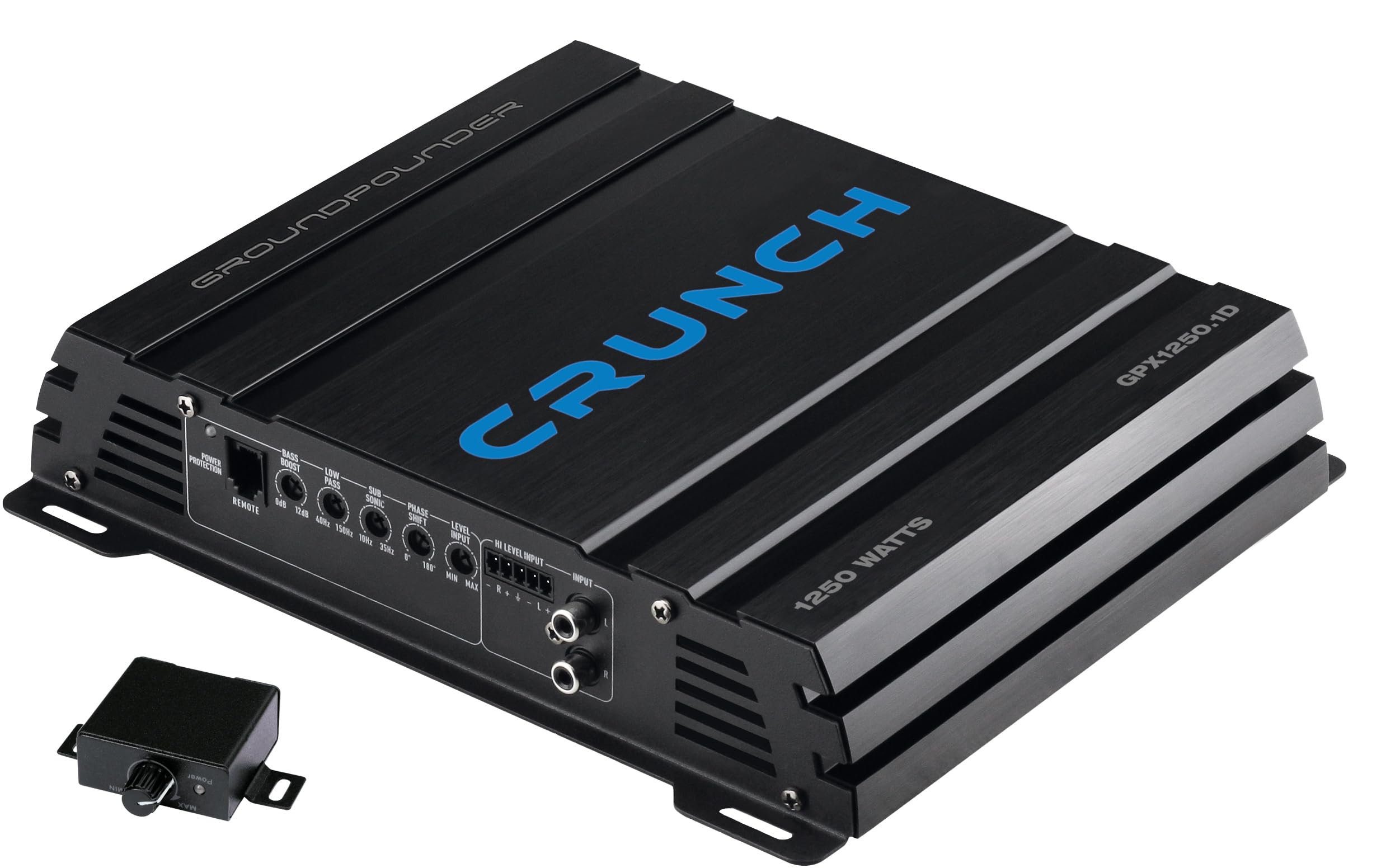 CRUNCH Amplificador de coche GPX1250.1D CLASS D de 1 canal de la serie GPX con 1250 W MAX | Crunch Car Audio ilimitado