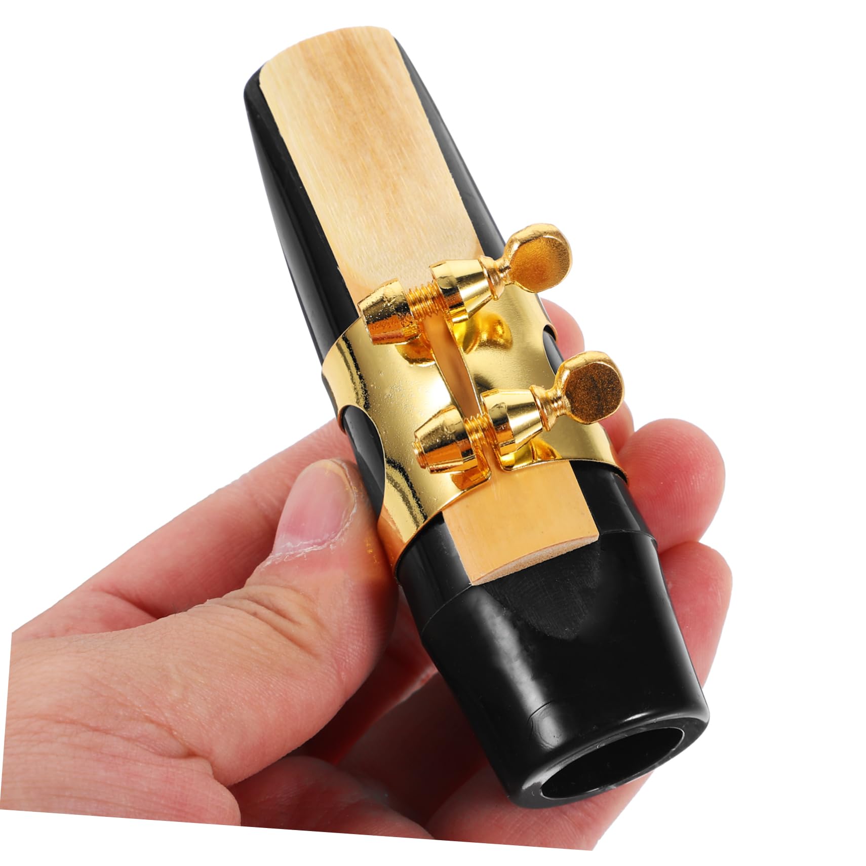 Abaodam 3pièces Saxophone Alto Avec Embouchure Professionnelle De Bec Couvre-bec Anche Et Coussinets Pour Musiciens