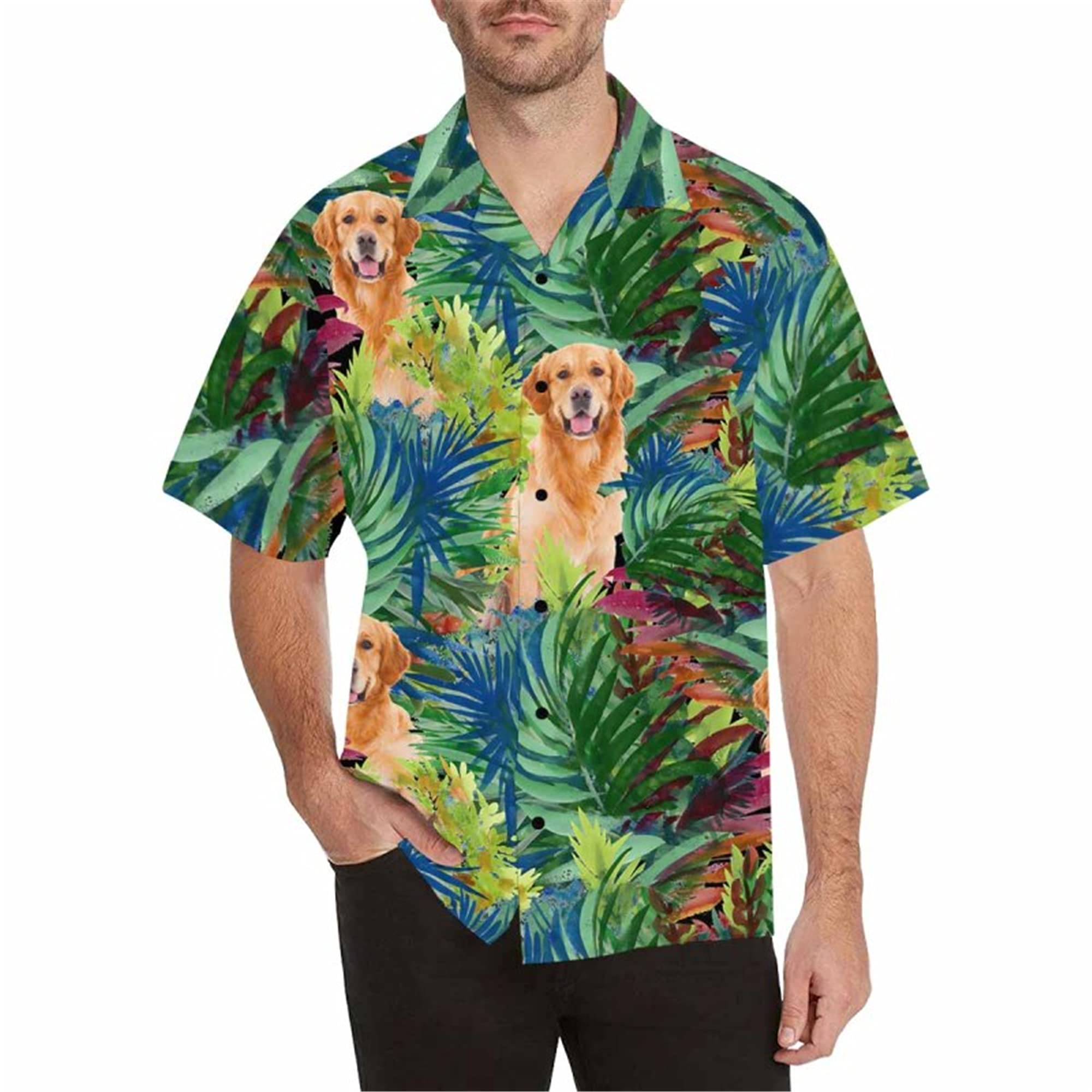 tie dye hawaiian shirt