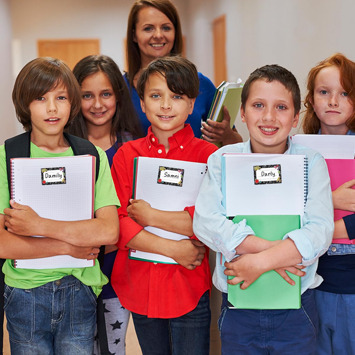 Lot de 36 étiquettes de nom bohème pour salle de classe, étudiants, étiquettes autocollantes pour la maternelle, les bureaux préscolaires, les casiers, les fêtes, la rentrée scolaire, fournitures