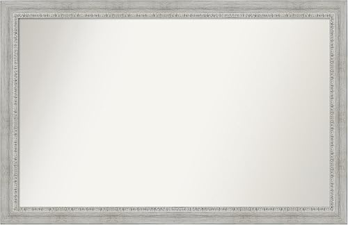 Amanti Art Espejo personalizado, espejo de baño rústico lavado, espejo de pared o espejo de tocador de baño sobre el fregadero (31.5 x 48.5