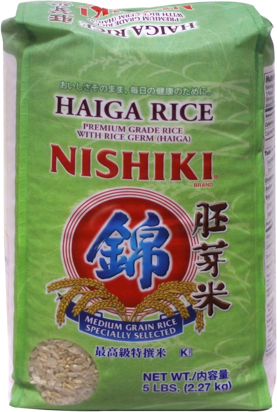 Nishiki Medium Grain Rice, 80 Ounce Dried Grains And