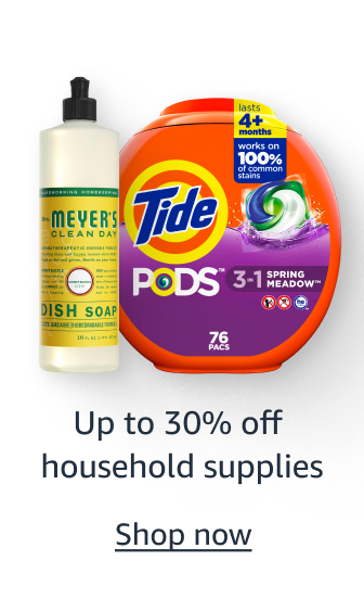 Up to 30% off household supplies