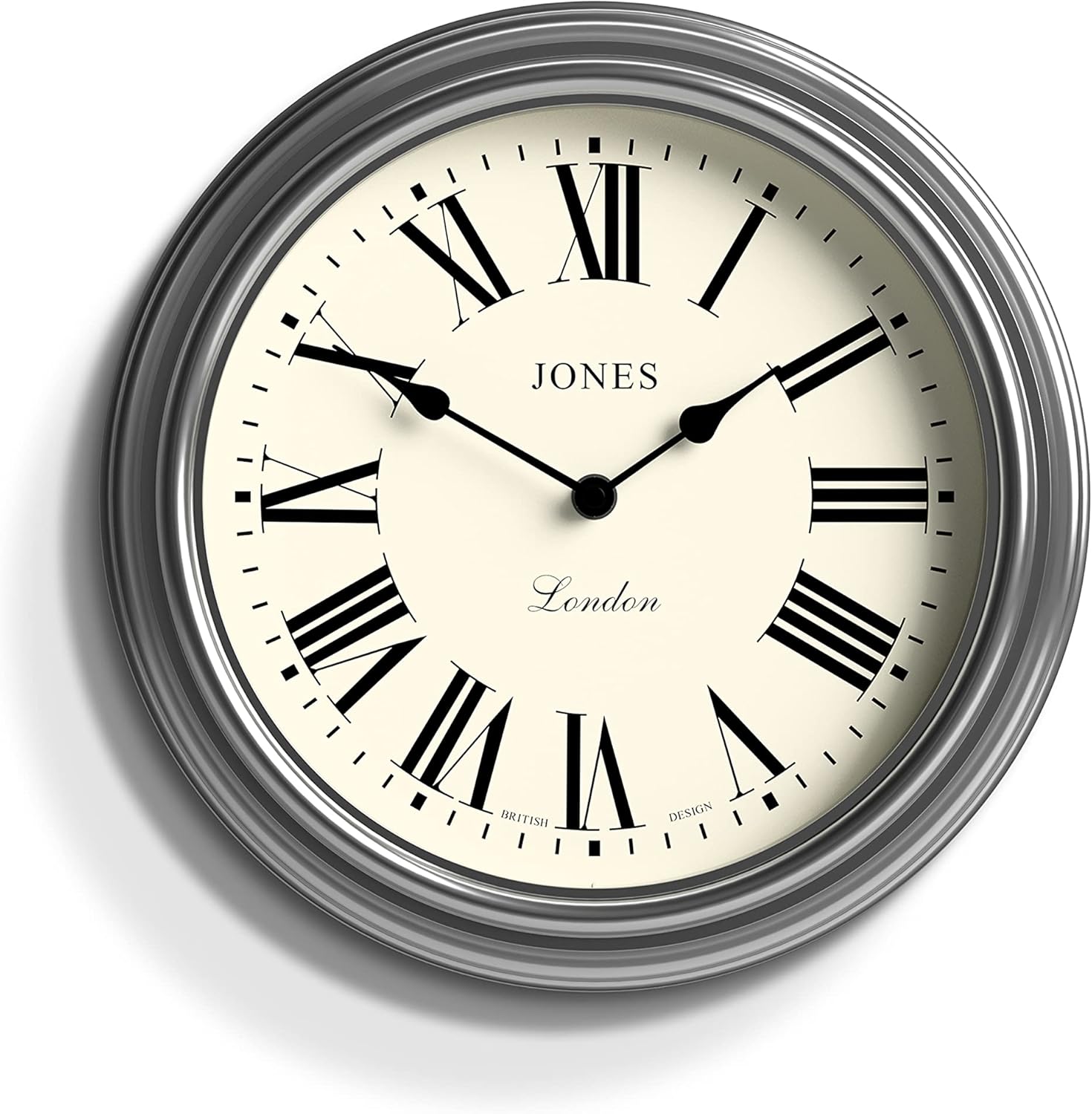 Jones Clocks® Wall Clock Round Wall Clock Classic