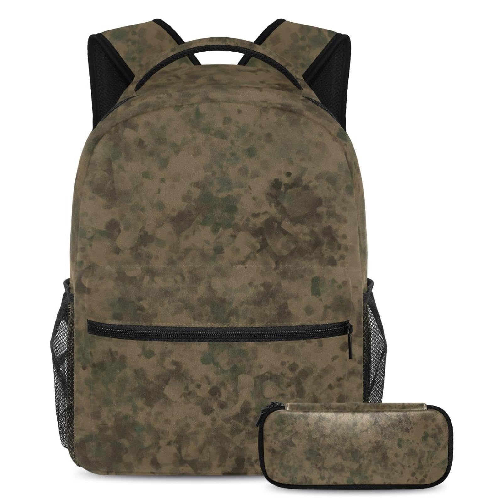 2 sacs d'école tendance camouflage pour éviter le mal de dos et ranger vos cours