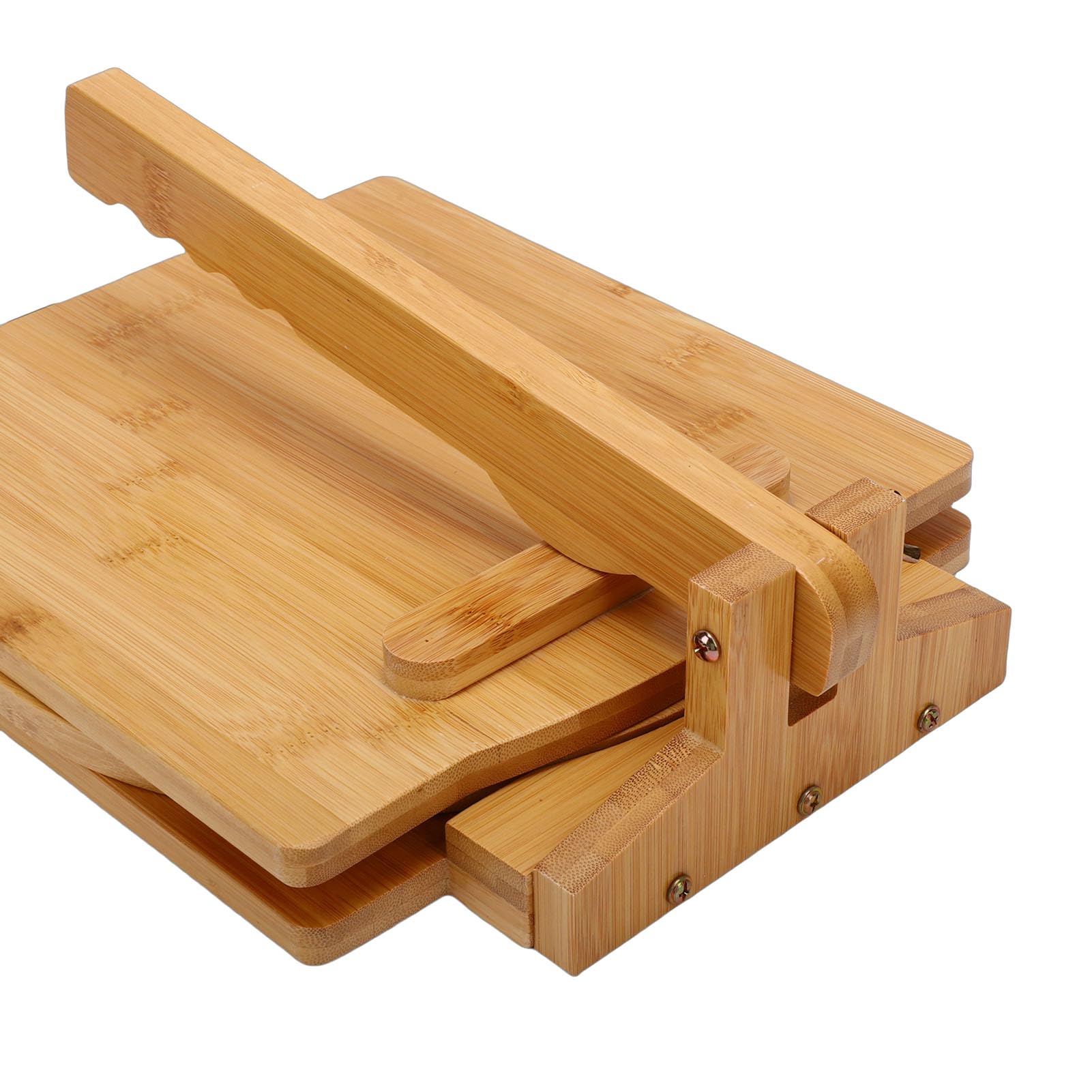 GOWENIC Sicherer und Ergonomischer Tortilla-Presser aus Holz für die Sichere und Bequeme Herstellung von Tortillas, Ideal für Links- und Rechtshänder