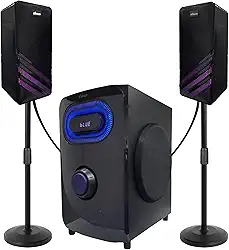 Micro System Caixa Som Bluetooth Rgb 1000w Rádio Fm Usb Aux Bivolt Xtrad XDG-94