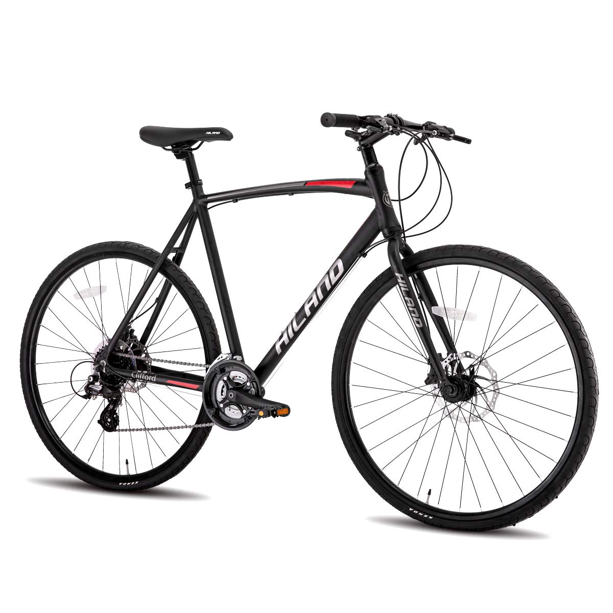 Buy Hiland Road Hybrid Bike Disc Brake 700C Wheels 24 speeds Bikes