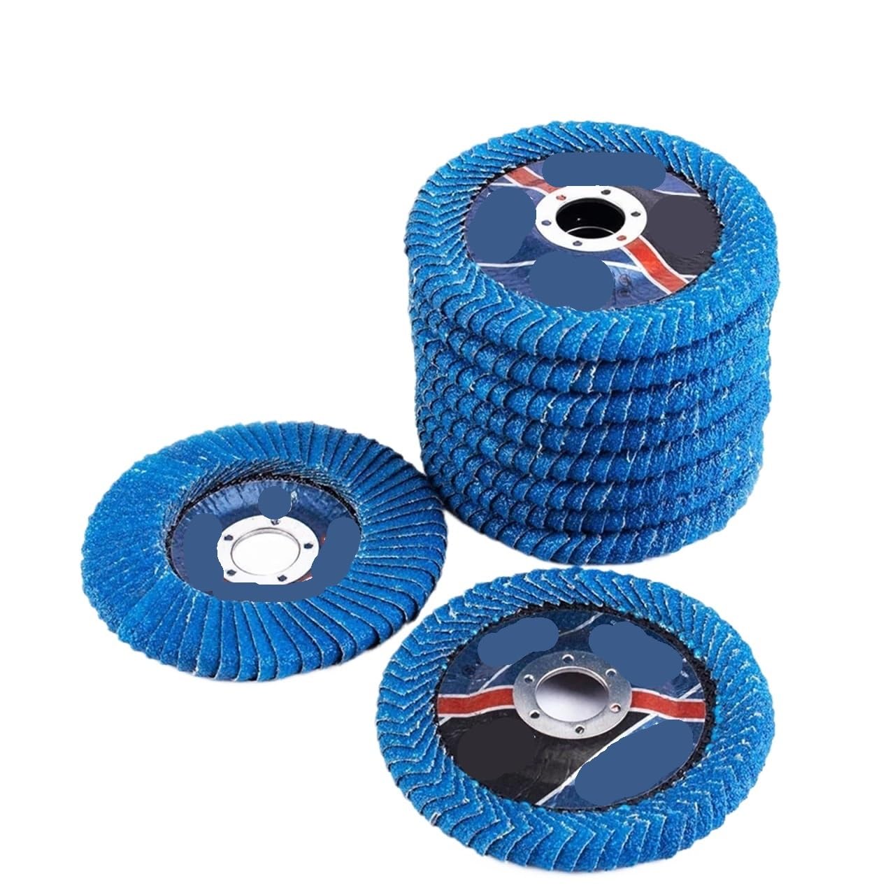 5-10 dischi lamellari da 125 mm e 5 pollici for levigatura | Lame for mole a grana 60 for smerigliatrice angolare(10pac)