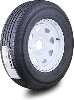 Free Country White Spoke Wheel ST 205/75R14