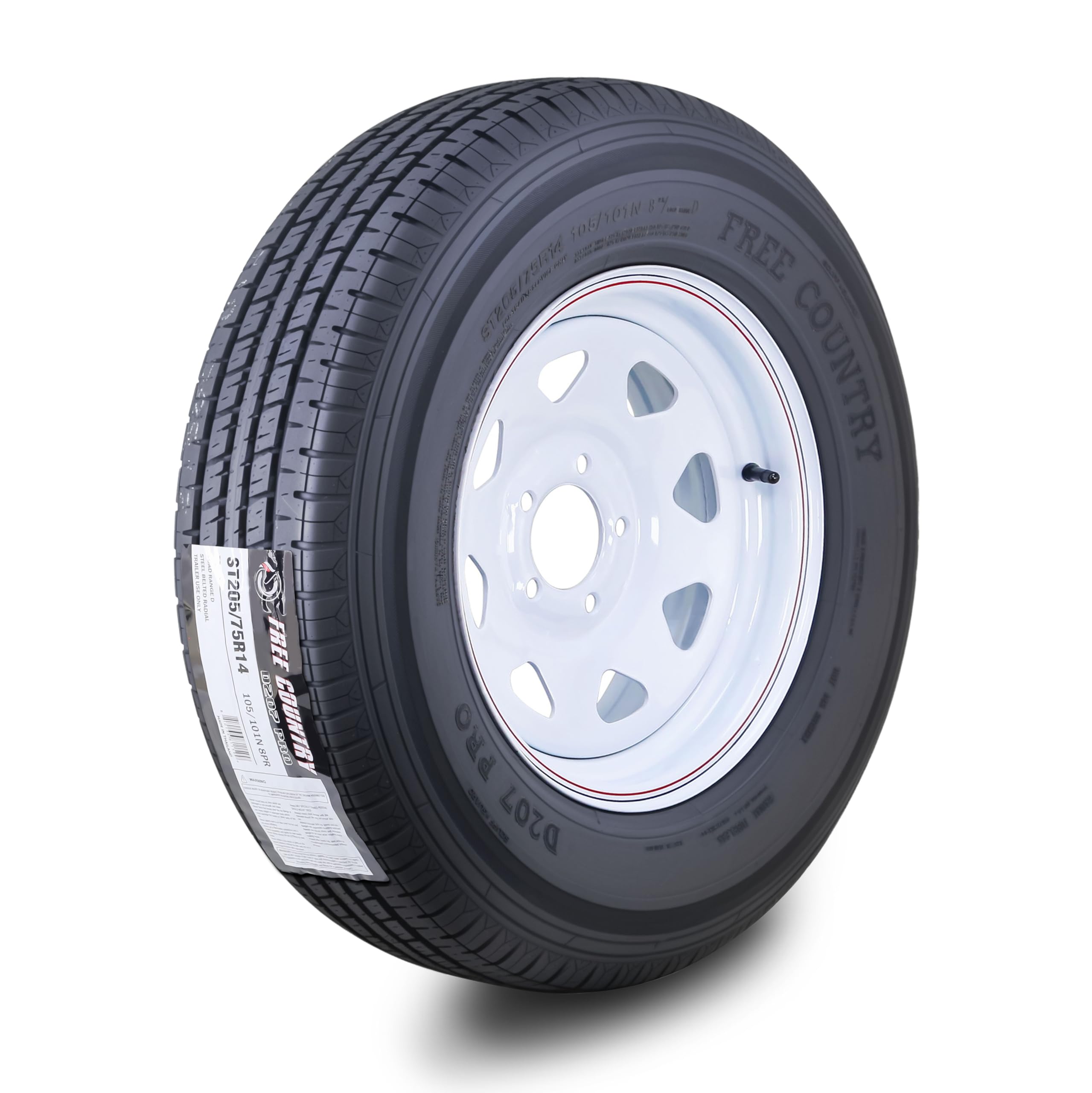 Free Country Trailer Tire Wheel ST205/75R14