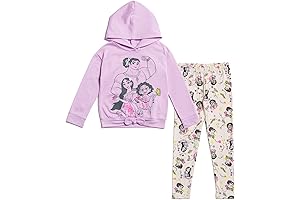 Ultimate Encanto Comfy-Chic: Sequined Fleece Hoodie and Leggings Set