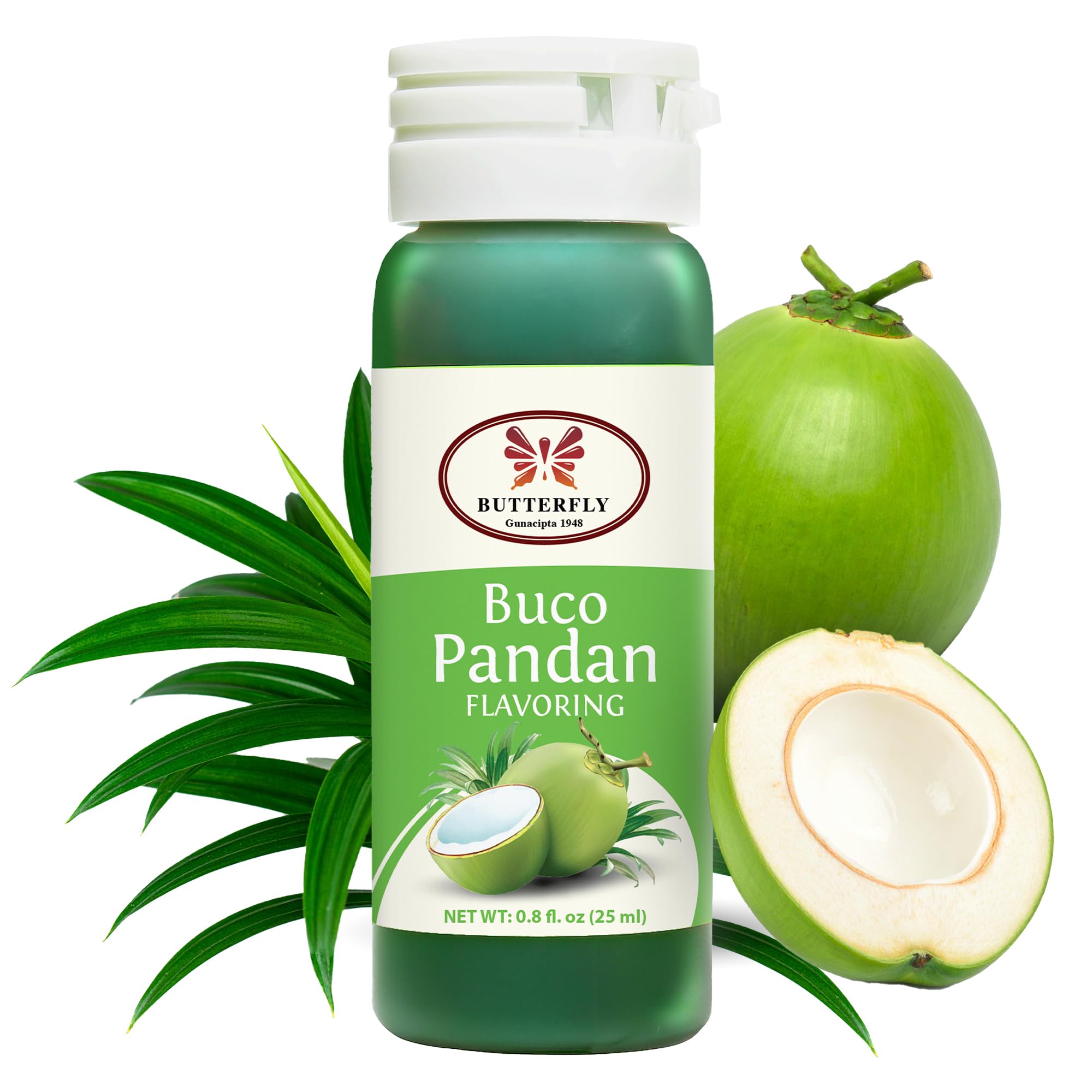 Amazon.com: Butterfly Buco Pandan Flavoring Paste, 0.8 oz (25 ml
