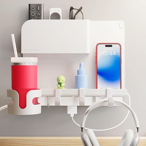 WallShelfie Bedside Wall Organizer & Dorm Decor for Dorm Room