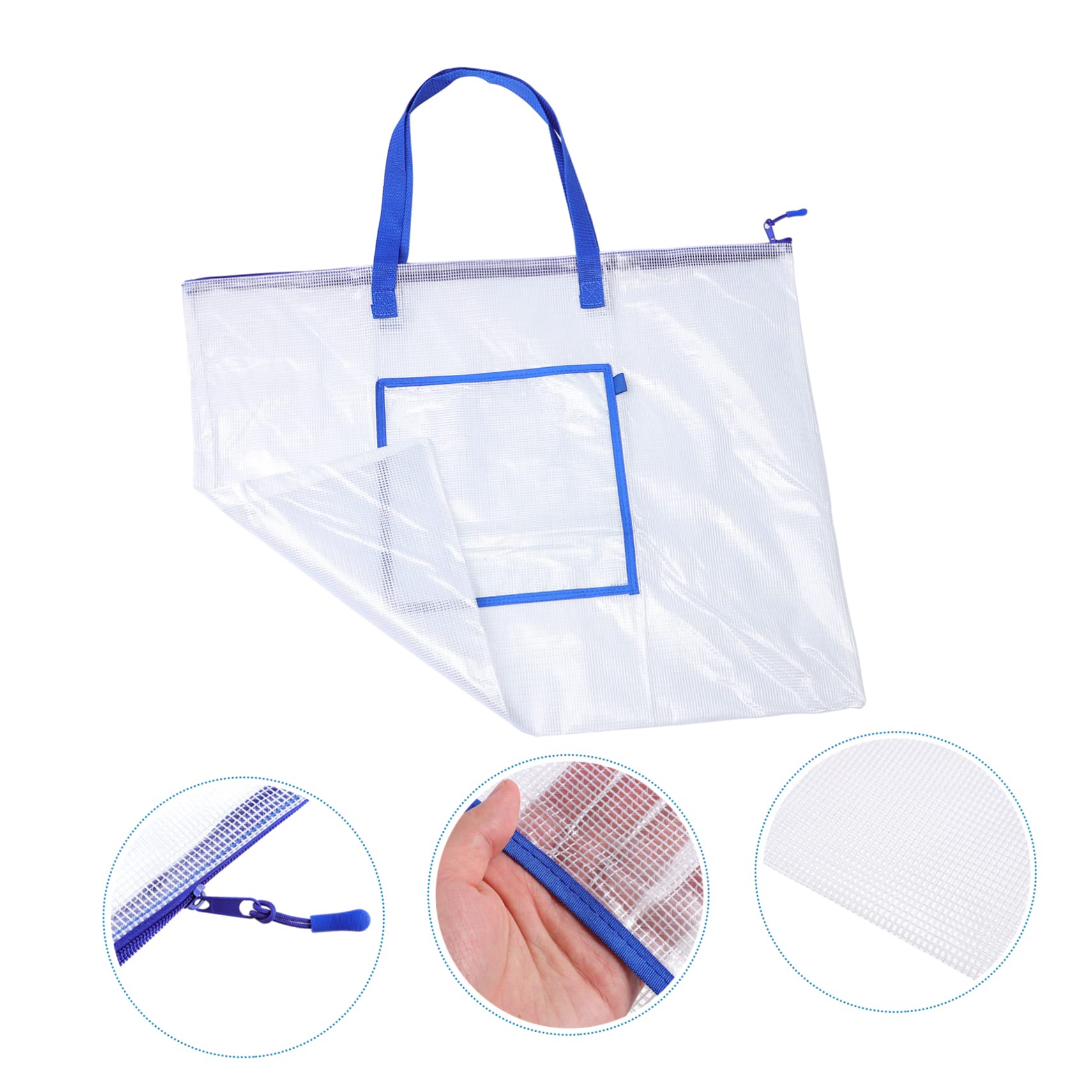 SEWACC Poster Board Bag Large Storage Case Art Portfolio Bag Zipper Handle Rainproof for Painters Students