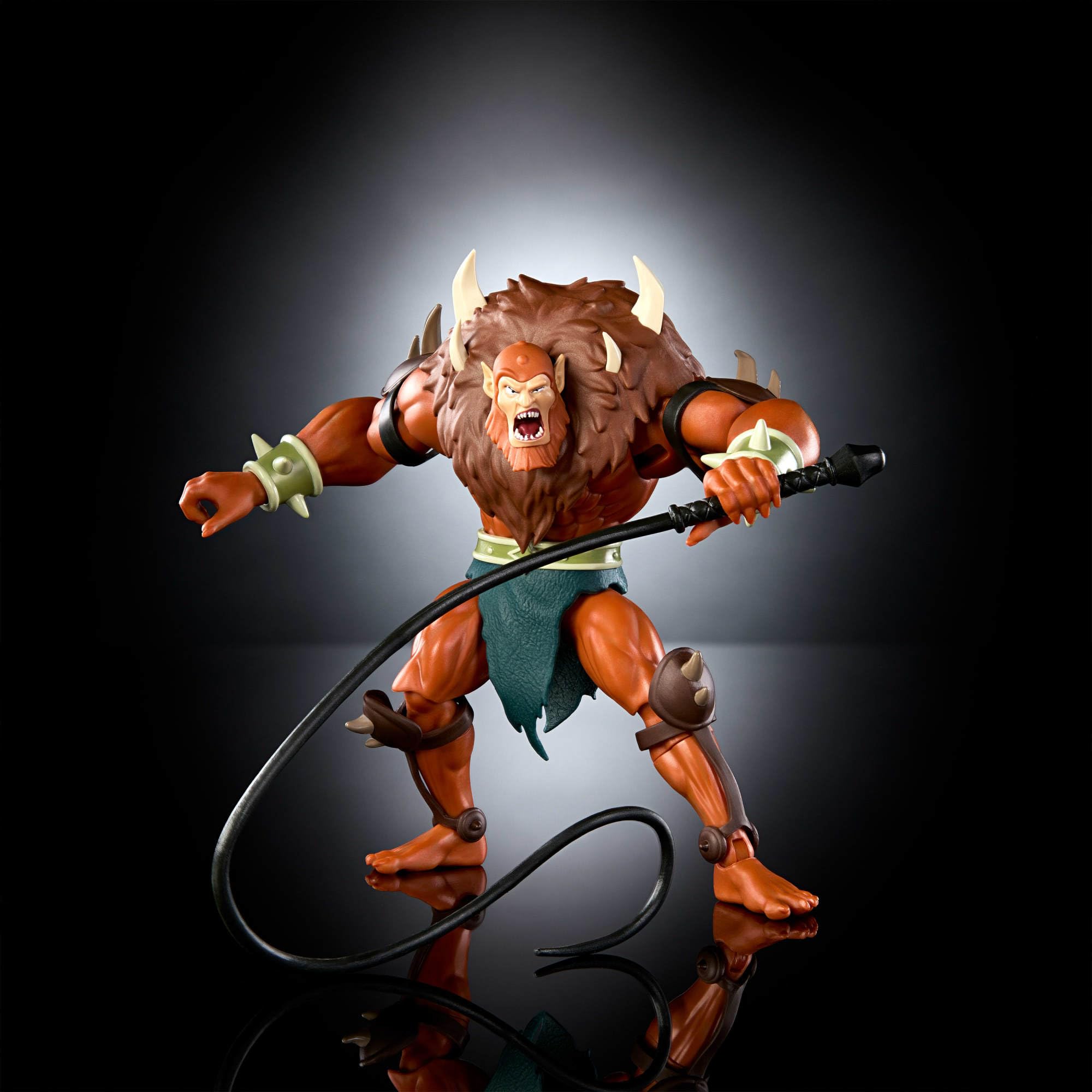 1980'lerin Masters of the Universe Origins çizgi dizisinden ilham alan ve ayrıntılı tasarıma sahip 14 cm'lik MOTU Origins Deluxe Beast Man Aksiyon Figürü, JHK09