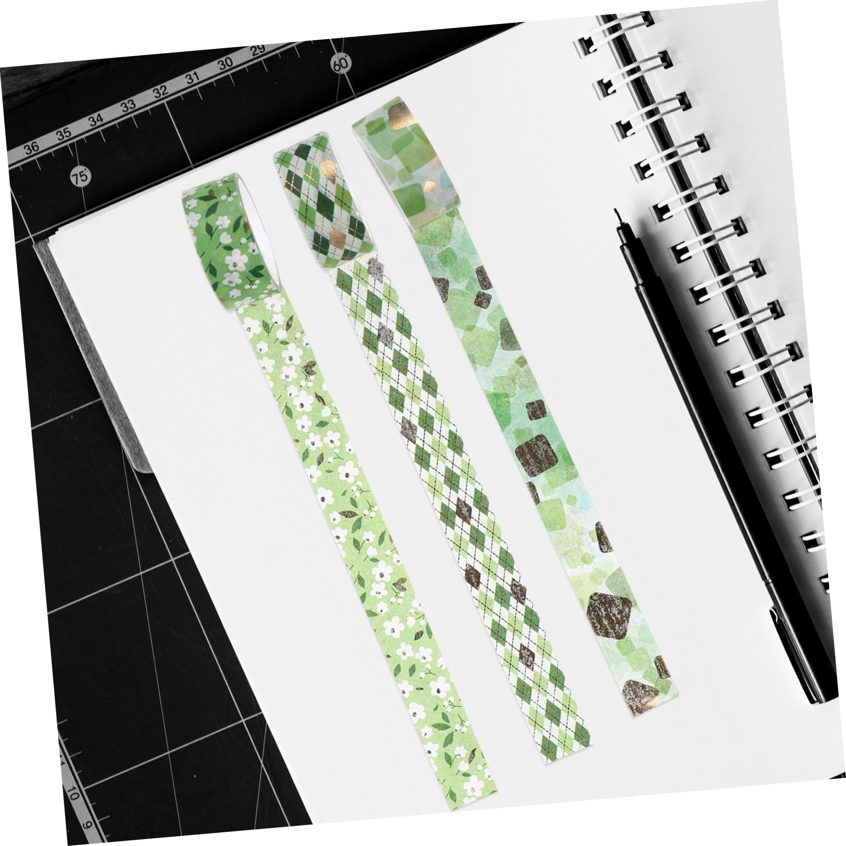 NUOBESTY 36rotoli Nastro Washi Per Scrapbook Adesivi Decorativi Carta Per Diario e Fai Da Te Metri Per Facile Da Strappare e Applicare Per Decorazioni Creative e Artigianato