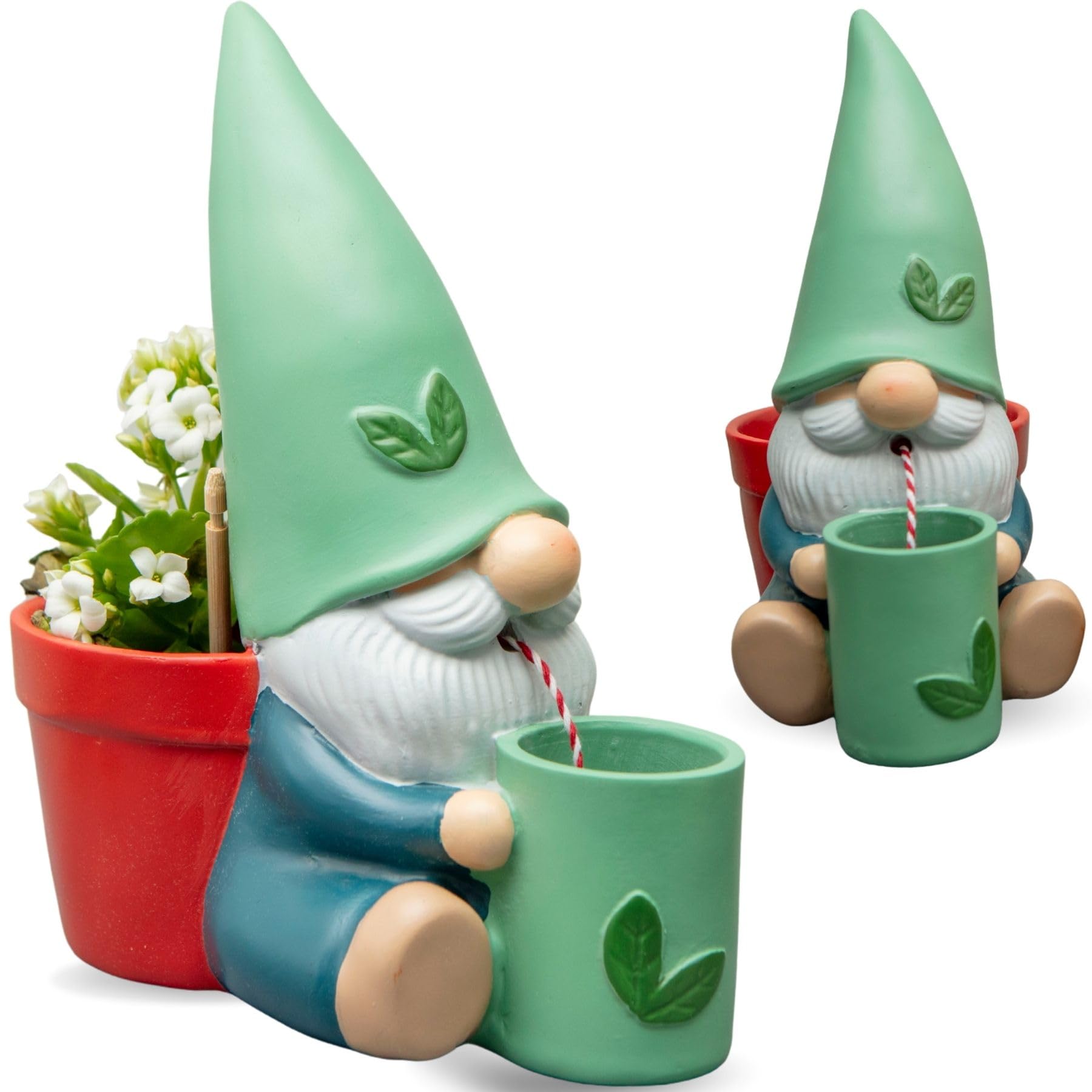 Boxer Gifts Hydrating Herbert Self Watering Plant Pot for Indoor Plants – Houseplant Gifts, Cute Desk Accessories, House Decor