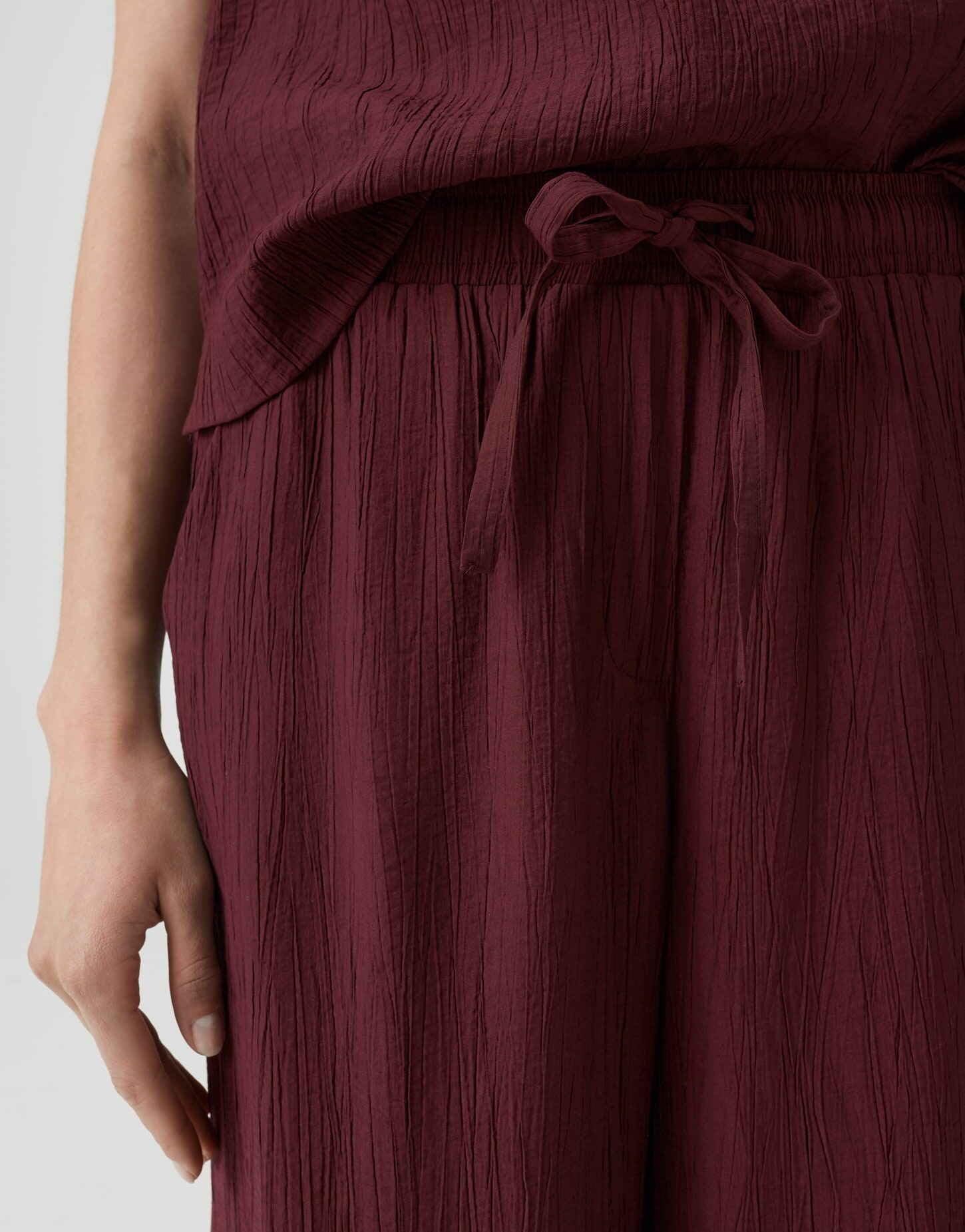 OPUS Damen Culotte | MAROU Crinkled Wide Leg mit flexiblen Komfortbund