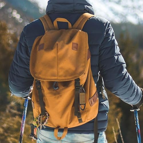 Miniatura 6 de PATIKIL Clip para llaves para cinturón, hebilla colgante con clip triangular de doble cara para exteriores