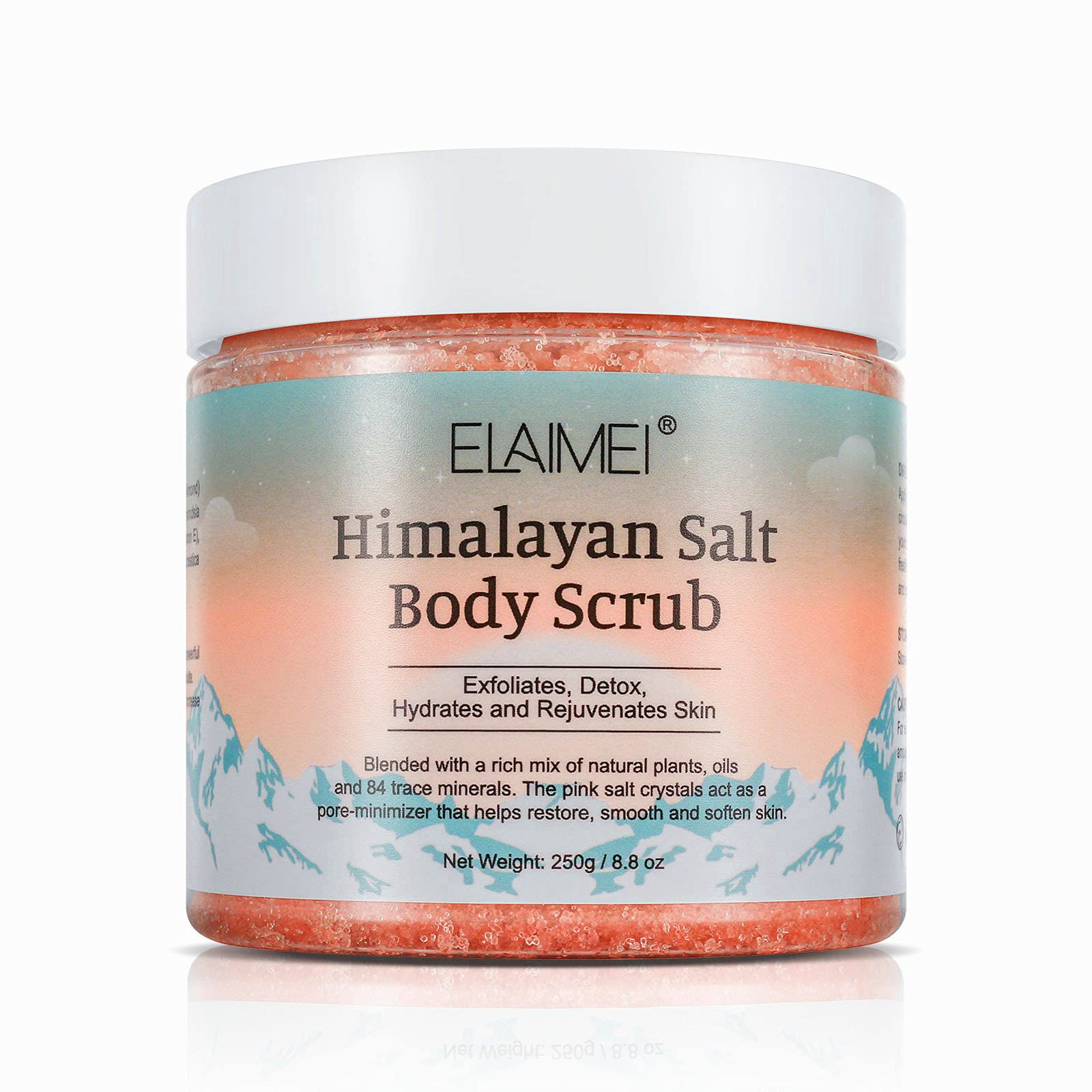 Buy Himalayan Salt Natural Body Scrub Infused with Collagen and Stem