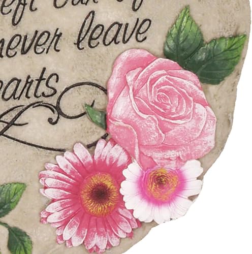 Miniatura 10 de Spoontiques - Decoración de jardín - Piedra de paso de mariposa de bronce - Piedra decorativa para jardín