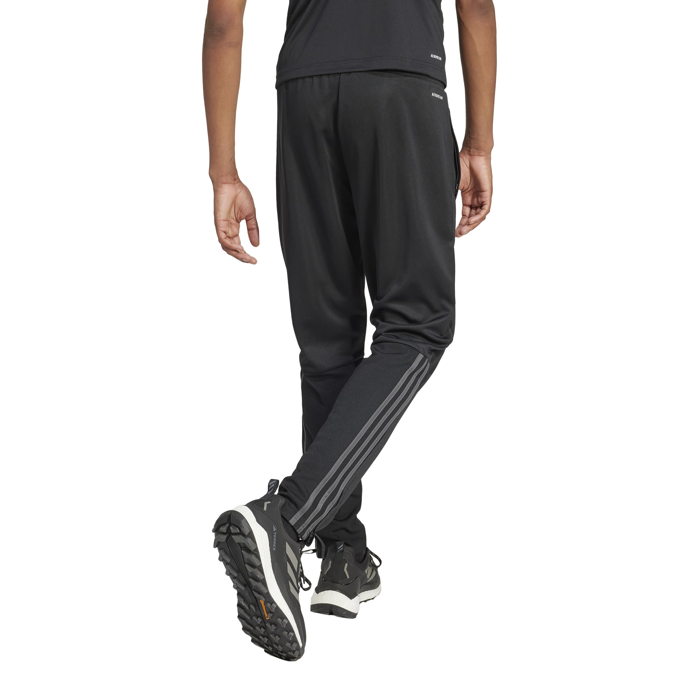 Adidas Pantalones Cónicos Ajustados de Corte Sereno de 3 Rayas - Pantalones Deportivos Hombre
