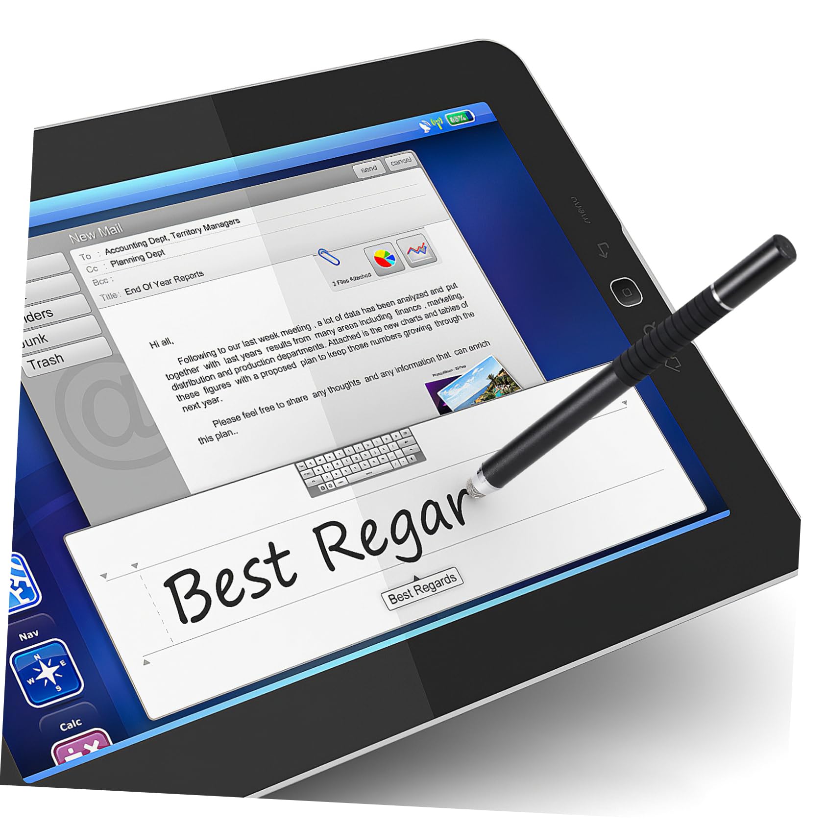 30pezzi Tappi per Penna Capacitiva con Filettatura Esterna Sostituzione per Stylus Touchscreen Design e Rivestimento Conduttivo Compatibili con Tablet e Dispositivi Mobili