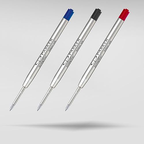 Miniatura 8 de Parker Auténticos repuestos de bolígrafo QUINKflow, tinta azul de punta media, paquete de 6 unidades