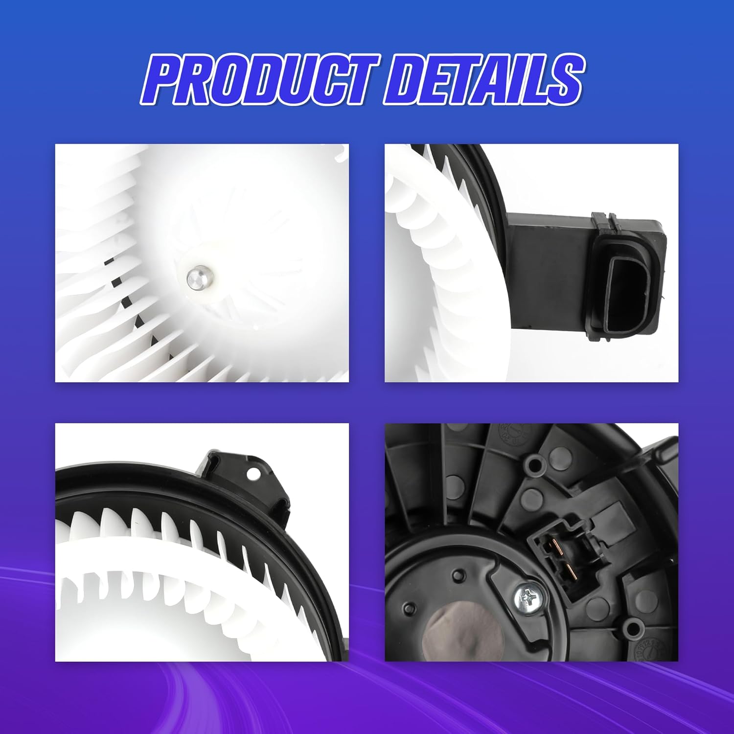 AC Blower Motor with Fan Fits for Honda CRV CR-V Civic Accord for Acura RDX ILX 2012 2013 2014 2015 2016 HVAC Heater Blower Motor Replaces# 700260 PM4038 79310-T2F-A01 79310-TR6-A71