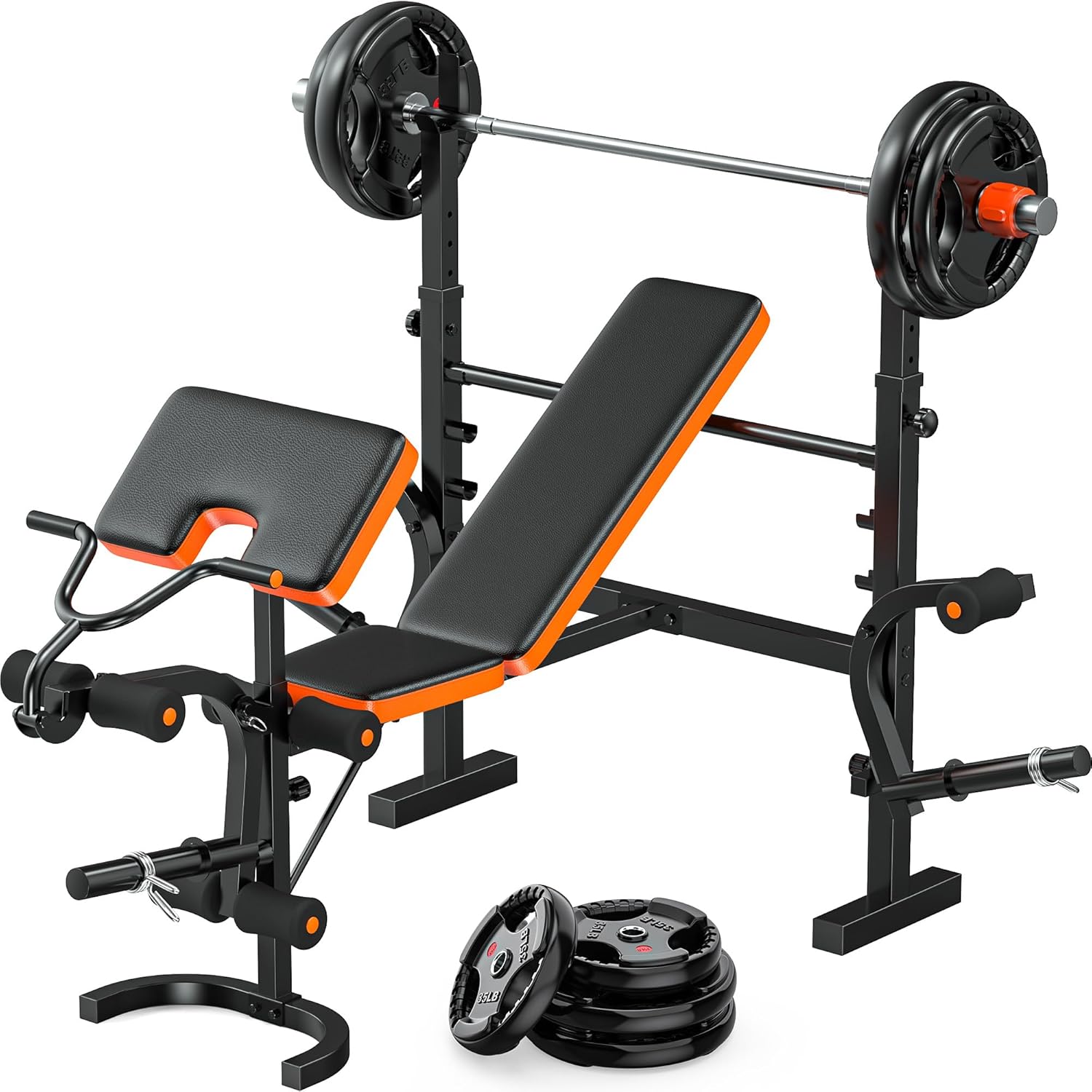 XDDIAS Weight Bench, 770LBS Bench Press Set with Leg Georgia Ubuy