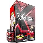 XMODE Extra Strength Energy Shots on Tap - Cherry Bomb Flavor, Sugar Free, 150mg Caffeine per oz, B12, 100 (1oz) Servings, Dispenser with 2 Refillable Bottles