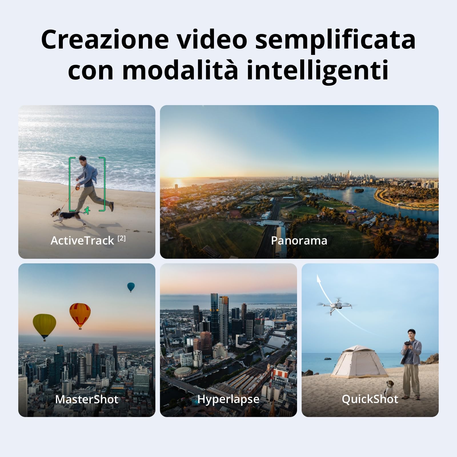 DJI Lito 1 Combo Due Batterie con DJI RC-N3, drone con fotocamera 4K per principianti, rilevamento degli ostacoli, ActiveTrack, video 4K e immagini 8K, leggero per adulti, trasmissione video 15 km, C0