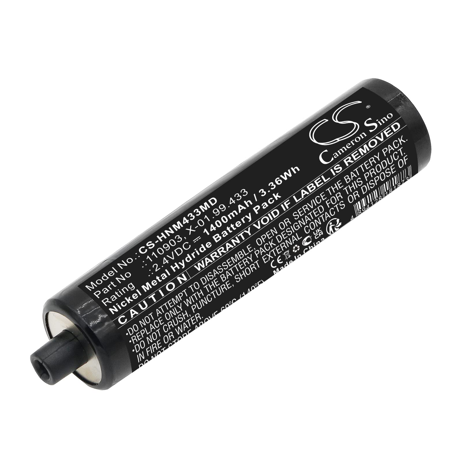 Batterie Nicatron vide ? Solution 1400 mAh Cameron Sino 110903 - 5