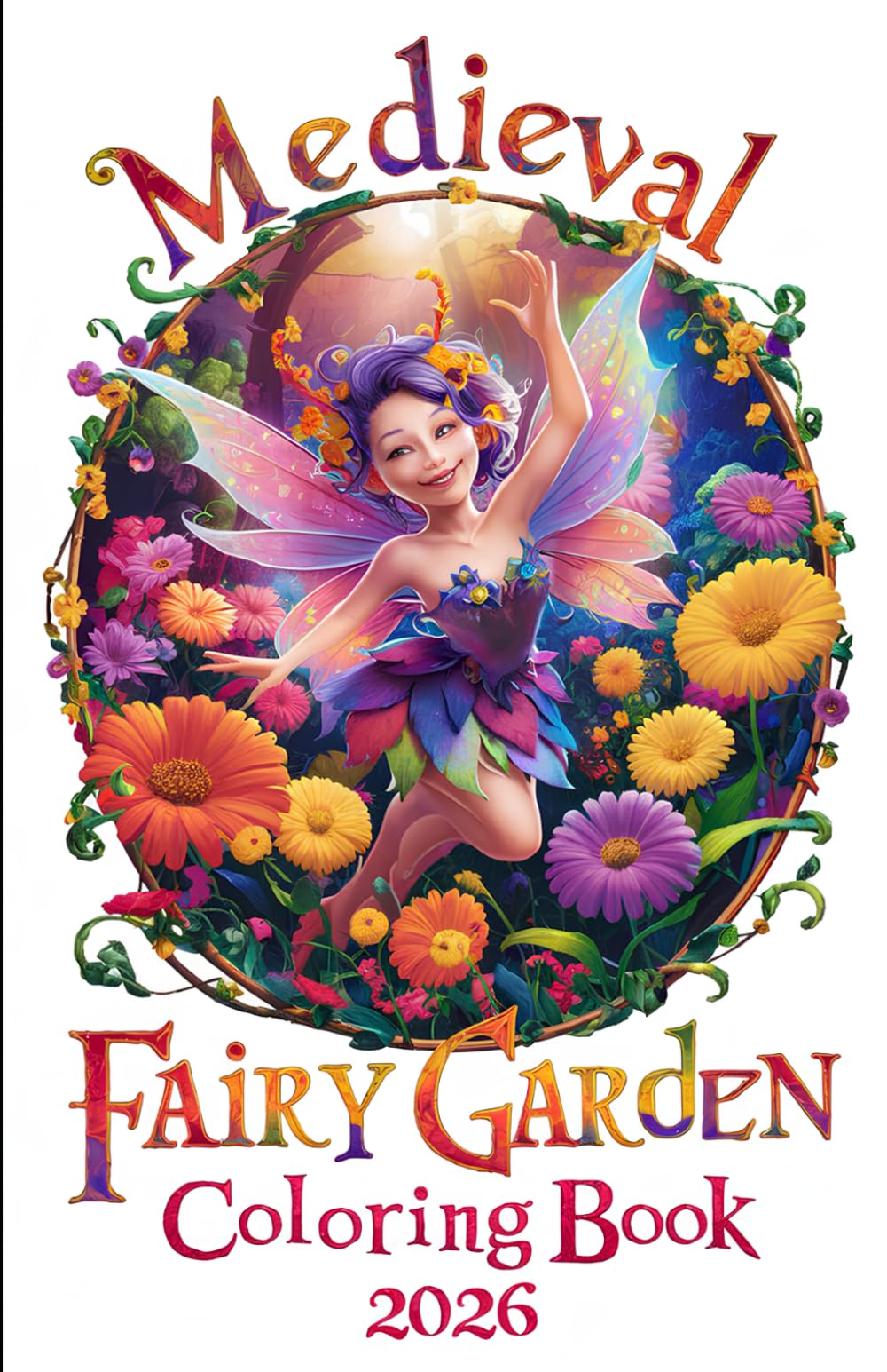Medieval Fairy Garden Coloring Book 2026: A Calming and Sensory-Friendly Coloring Book for Autistic Children - Designed to Support Calm, Focus, and Creativity in Autistic Children