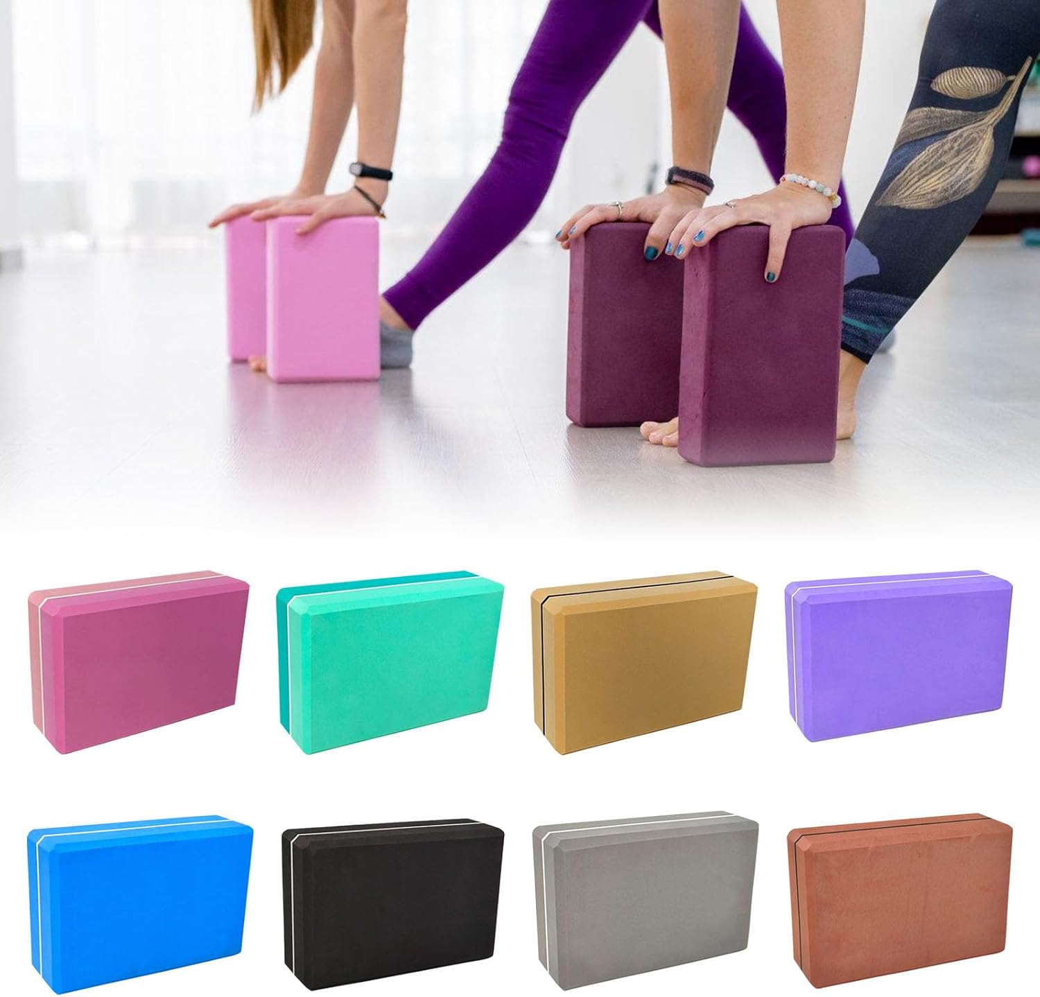 Exercise Cubes Superior Paddings Fitness Block Practical Enhances Grip Tool for Stretching and Strength Workouts Breathable Exercise Block