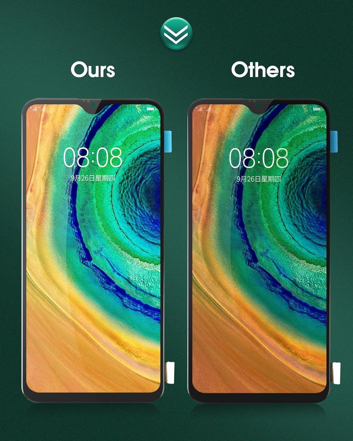 OLED for Oneplus 6T Screen Replacement for Oneplus 6T LCD Digitizer Repair Parts for Oneplus A6010 A6013 Touch Screen Display Assembly Replacement Black (with Fingerprint Function)