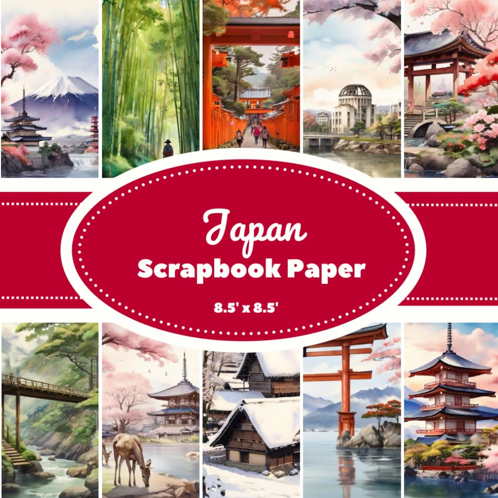 Japan Scrapbook Paper: Scrapbooking Paper For Craft and DIY Projects ...