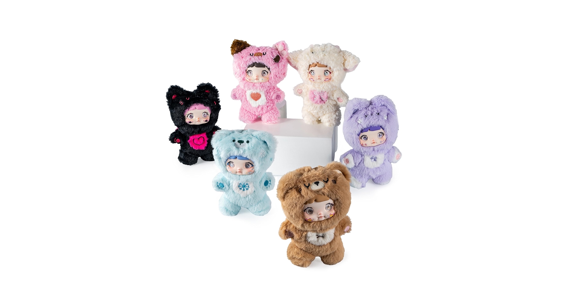 Nommi 可愛不打羊 loveliness never ends 6体セット Amazon.com: BEEMAI Nommi Loveliness Never Ends Series Plush