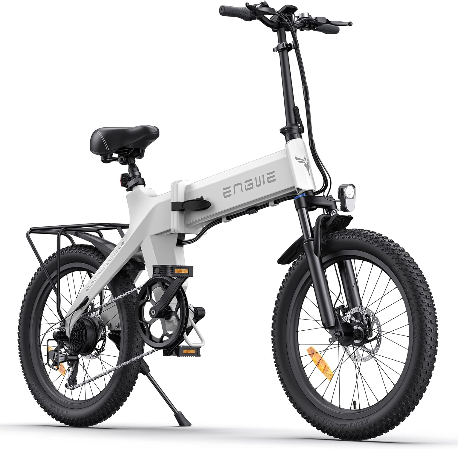ENGWE C20 PRO Folding Electric Bicycle in white