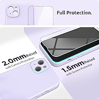 Vista 136 de SURPHY Compatible con iPhone 13 Mini Funda con Protector de Pantalla, (Protección de Cámara y Forro de Microfibra Suave) Funda de Teléfono