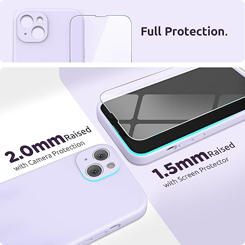 Miniatura 136 de SURPHY Compatible con iPhone 13 Mini Funda con Protector de Pantalla, (Protección de Cámara y Forro de Microfibra Suave) Funda de Teléfono