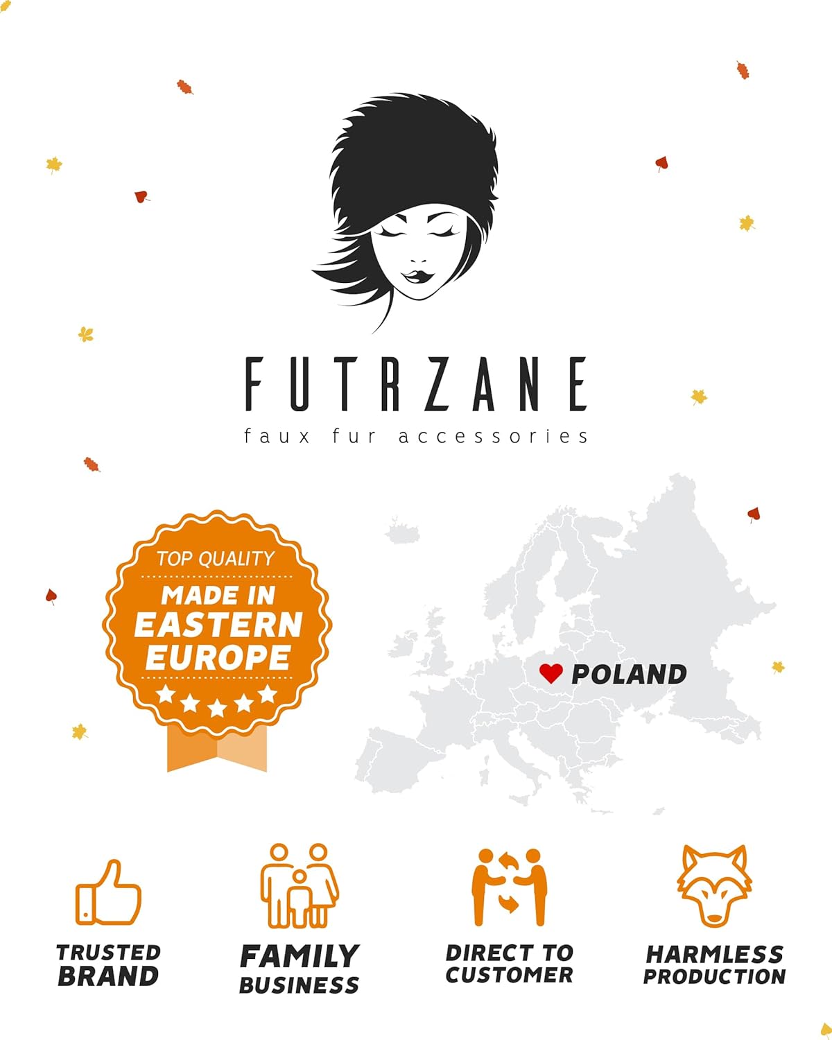 Futrzane Sherpa Trim Hat - Winter Hats for Women - Suede Hat with Sherpa Fleece - Image 6