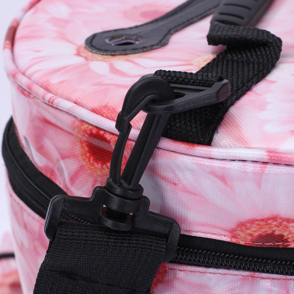Knitting Tote Bag Organizer Yarn Crochet Thread Needle Storage Organizer Sewing Kit Knitting Yarn Holder Storage Bag for Yarn Projects Crafts Storage (Sunflower)
