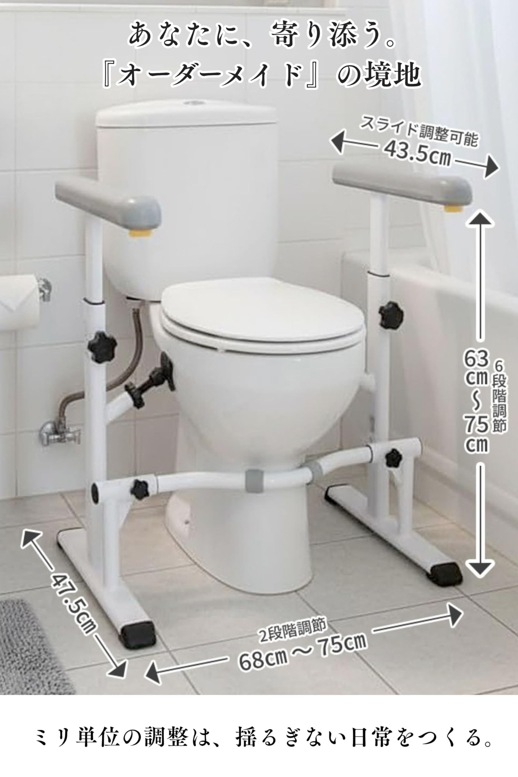 Amazon.co.jp: KMINA - トイレ用手すり 介護、トイレ 介護 手すり