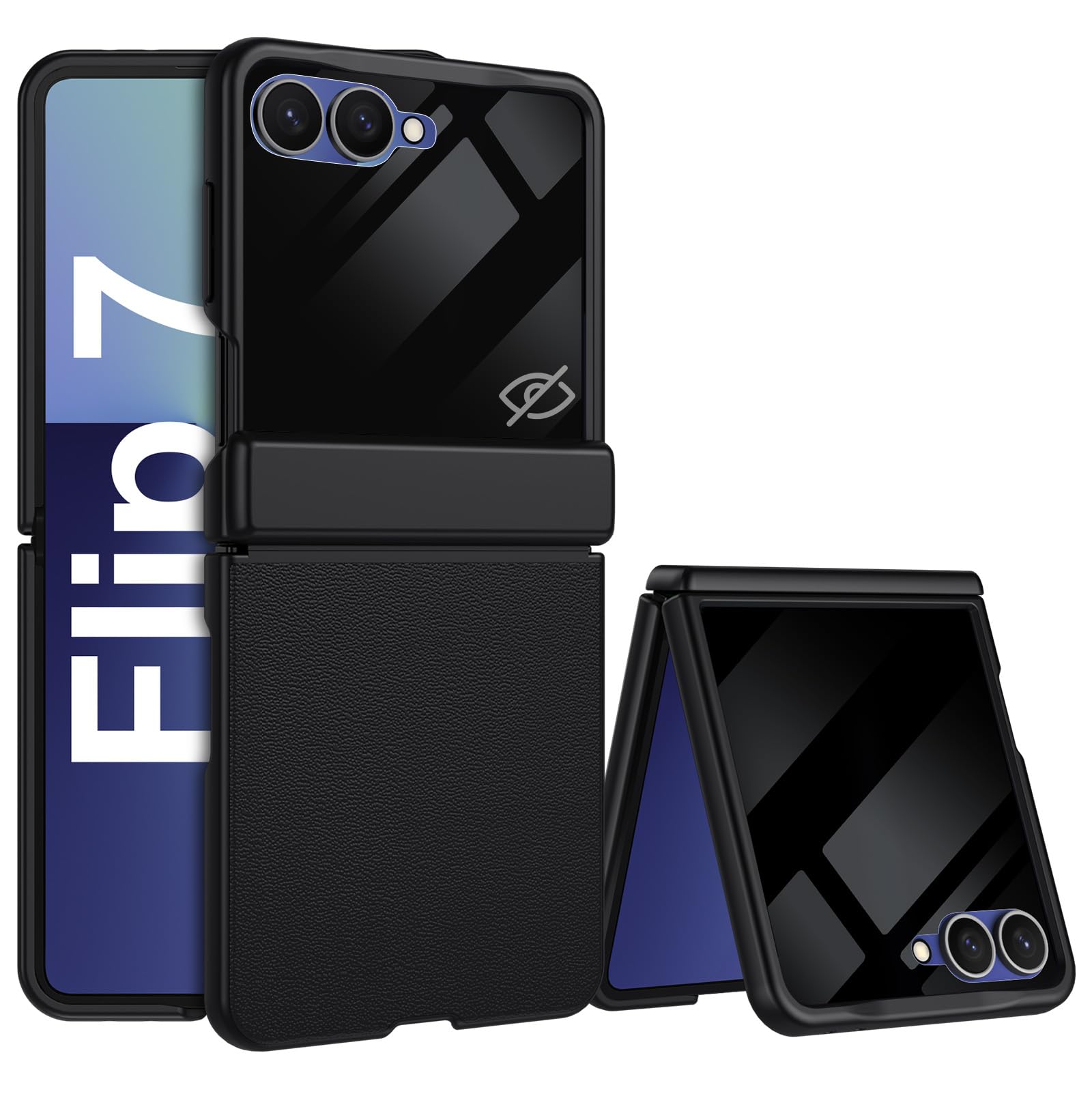 Étui cuir Samsung Galaxy Z Flip 7 protection magnétique et confidentialité - 7