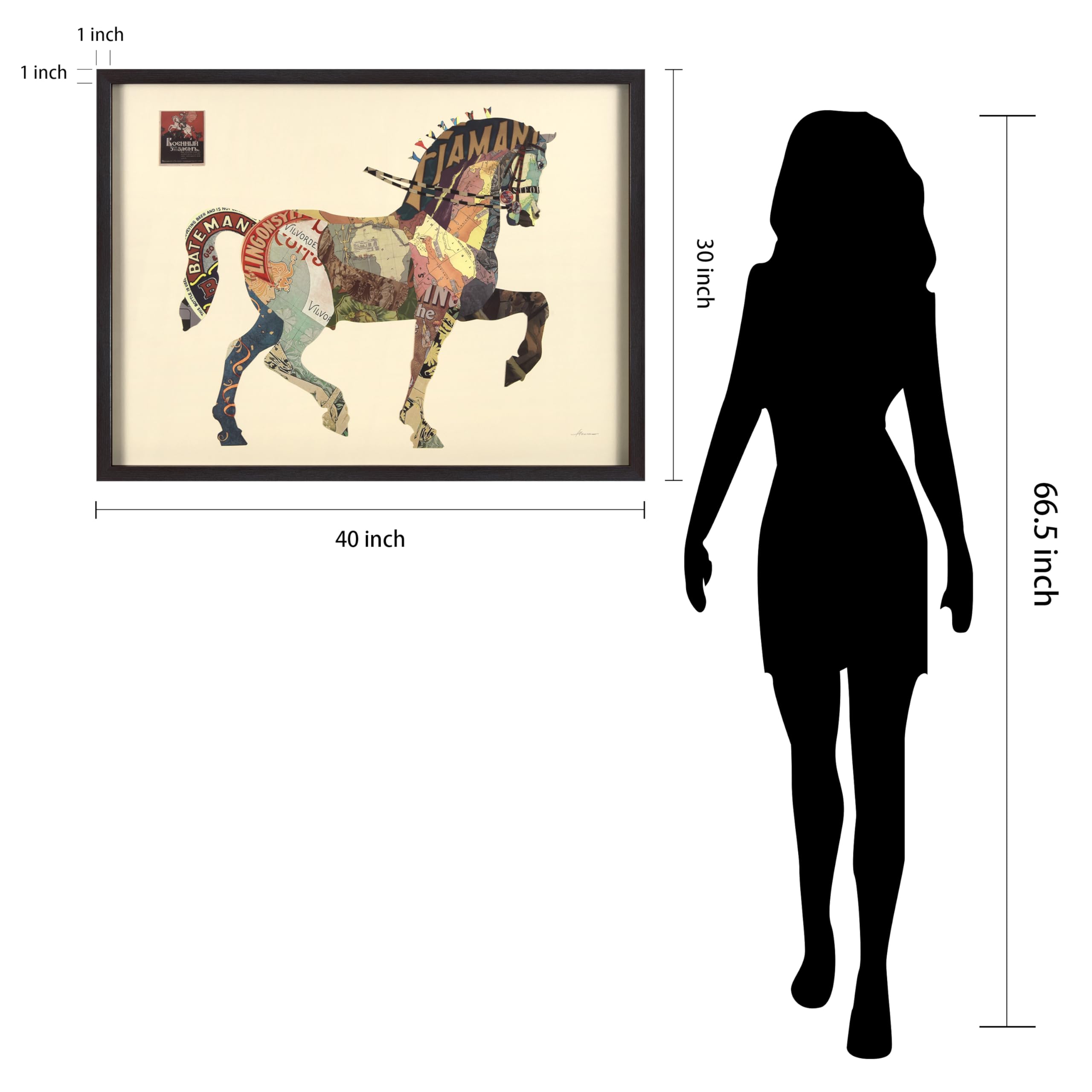 Empire Art Direct Rottweiler 3D Collage – Handsigniert Von Alex Zeng, Gerahmt 122x64cm