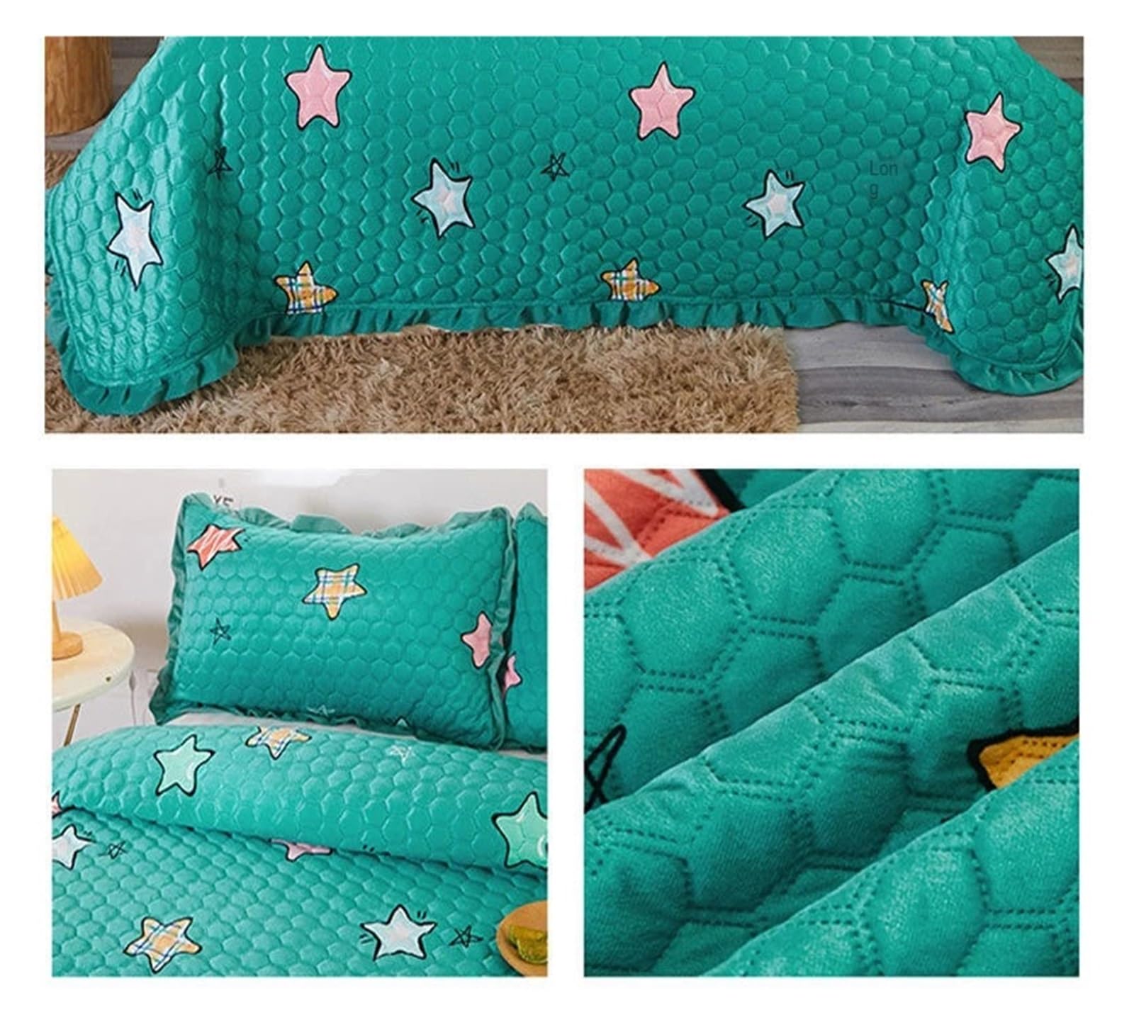 Colchas Acolchadas Funda de cama de lana, manta de tatami antideslizante, cálida y gruesa, manta acolchada de terciopelo for invierno, colcha King Ligera Colcha Cubrecama De Microfibra(Color9,220x240c